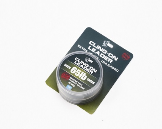 Cling-On Unleaded Leader 65lb weed green